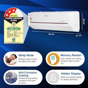 Voltas 1.5 Ton 3 Star Split Inverter AC - White