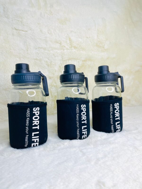 Sports Glass Sipper Bottle - Image 2