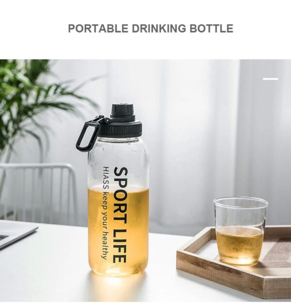 Sports Glass Sipper Bottle - Image 4